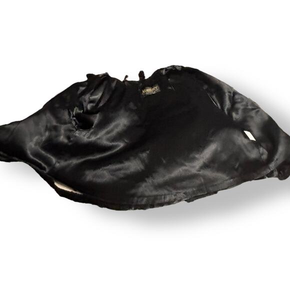 Vintage 90s Black White Western Coat Cow Print Cropped Fleece Faux Fur Jacket - Picture 6 of 10